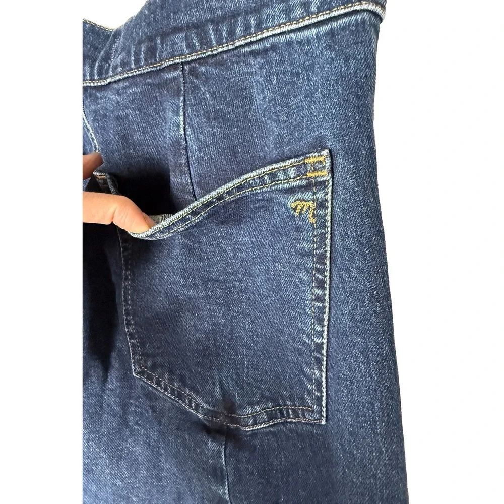 Madewell Women's Emmett Wide Leg Jeans Front Well Pockets High Rise Seam Leg 26 - Picture 10 of 14